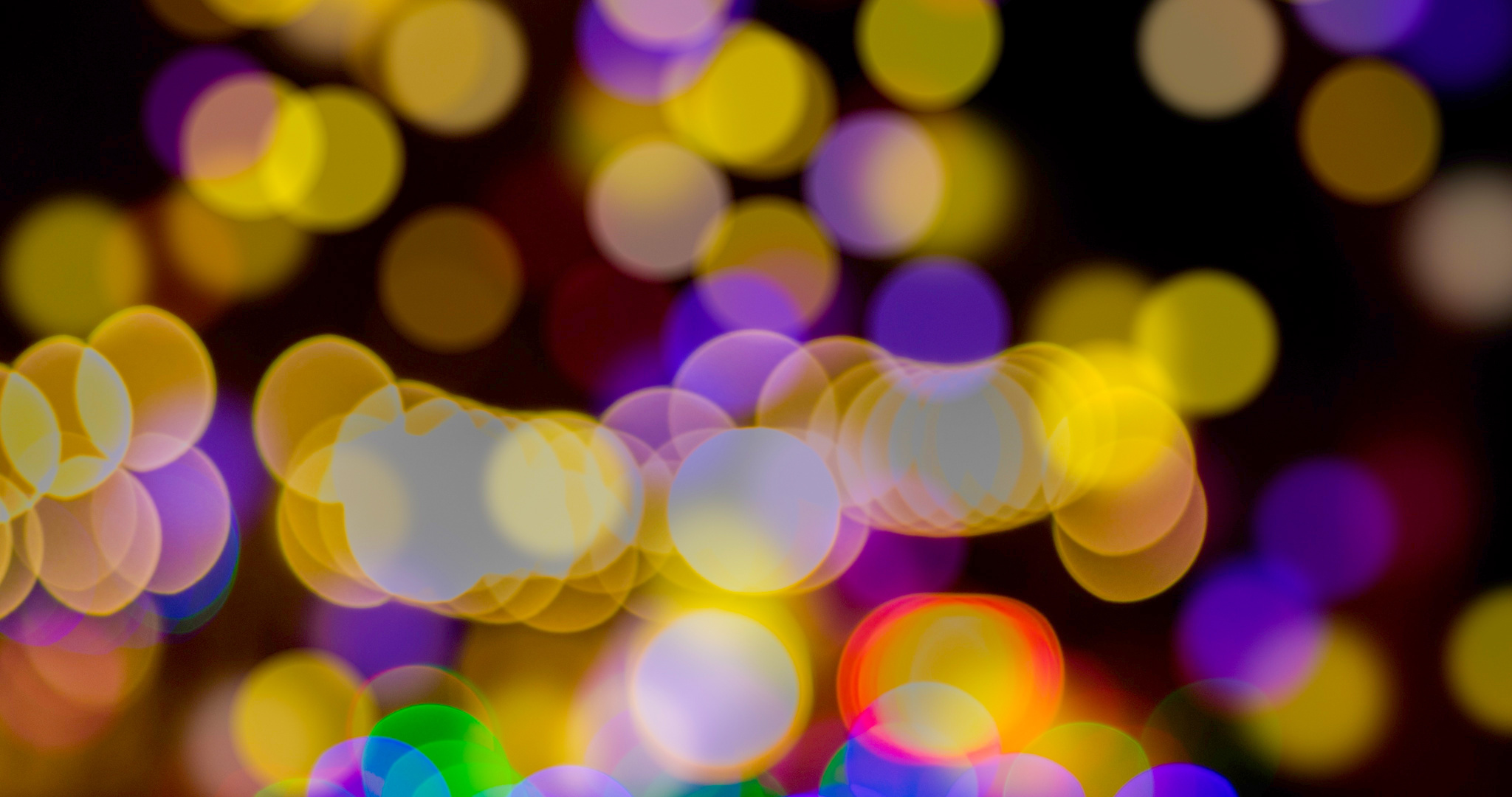 Colorful Lights Bokeh Particles Effects